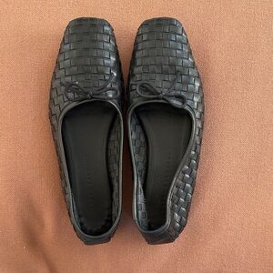 Freda Salvador Jada Square Woven Leather Women’s Shoes